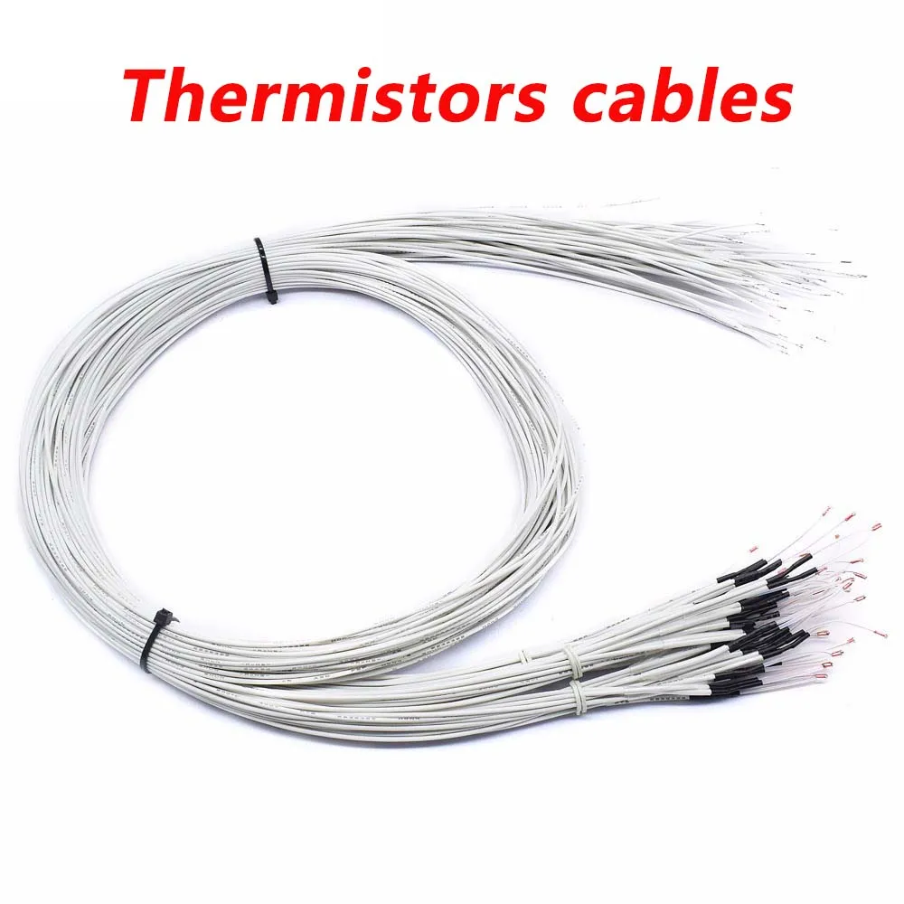 5 шт. 3D Pringter 100K ohm NTC 3950 Термисторы датчики с кабелем принтеры Запчасти для Reprap Mend
