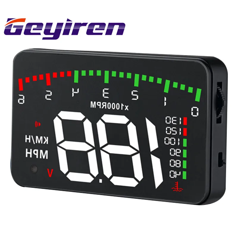 Универсальный дисплей с головкой OBD HUD автомобильный скоростной HD Проекционный