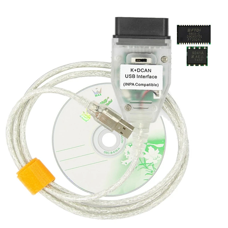 Inpa K + Can Ftdi Ft232Rl чип с переключателем для Bmw сканер Dcan Usb кабель Obd2 диагностический