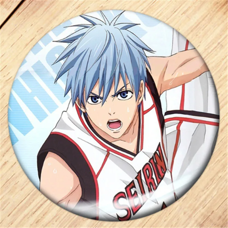 Бесплатная доставка Аниме Куроко баскетбольная брошь девушки Значки для косплея