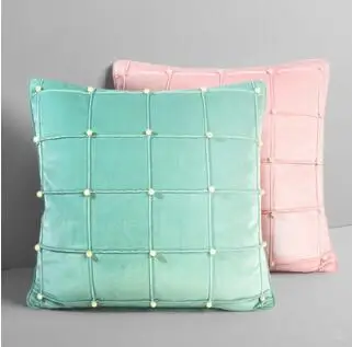 Клетчатая жемчужная современная неоклассическая розовая синяя модель комнаты