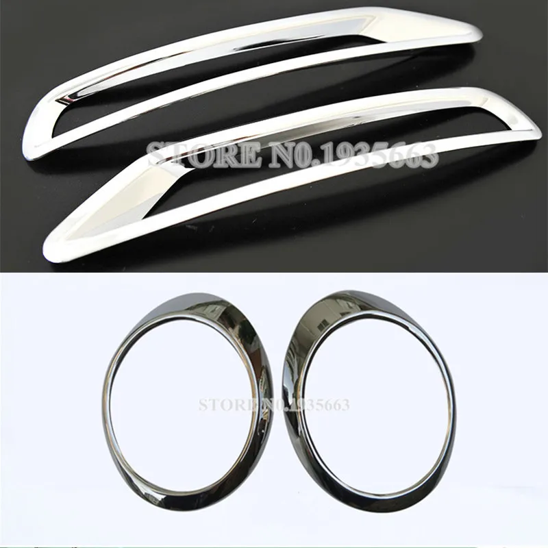 Для Subaru Forester ABS Хромированная передняя и задняя противотуманная фара накладка 2009