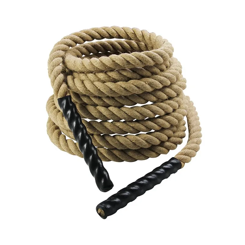 Manila hemp 1pc (3.8cmx9 meter) 1.5 x30  battle ropes Muscle Power Training Rope For Climbing WOD training