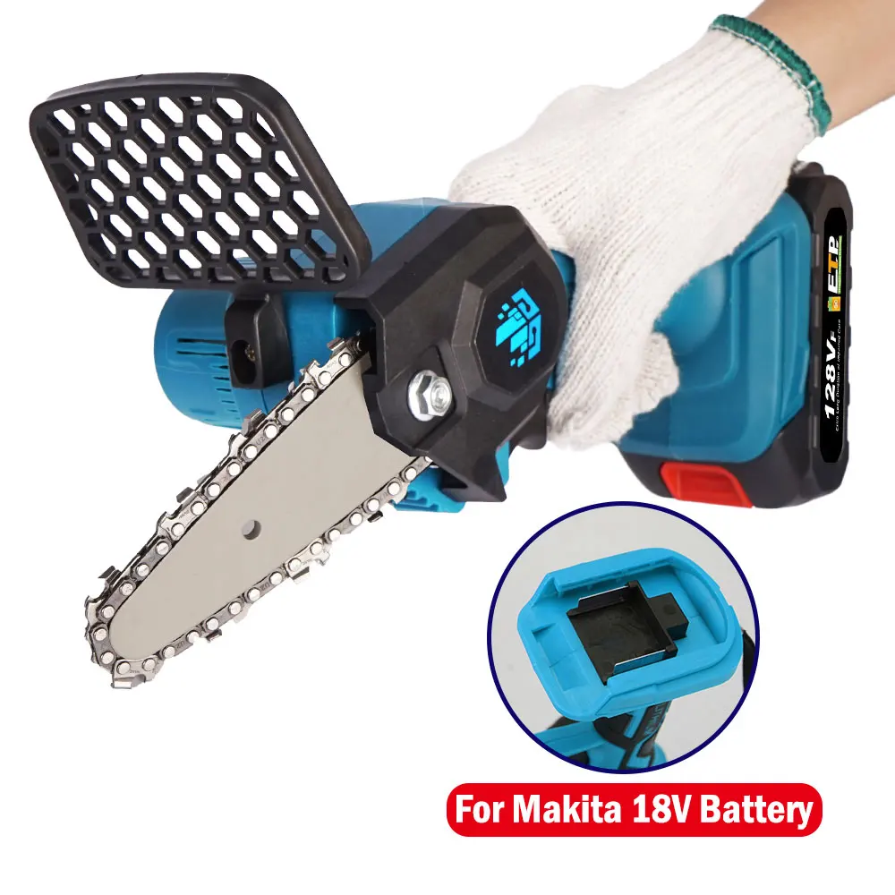 Беспроводная электрическая мини-пила для обрезки бензопилы 20 в 1000 Вт 4 дюйма