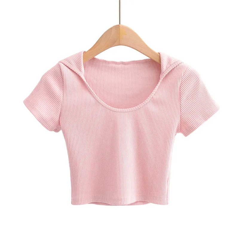 2020 suit female new threaded hooded short sleeve section + shorts tight and thin | Женская одежда