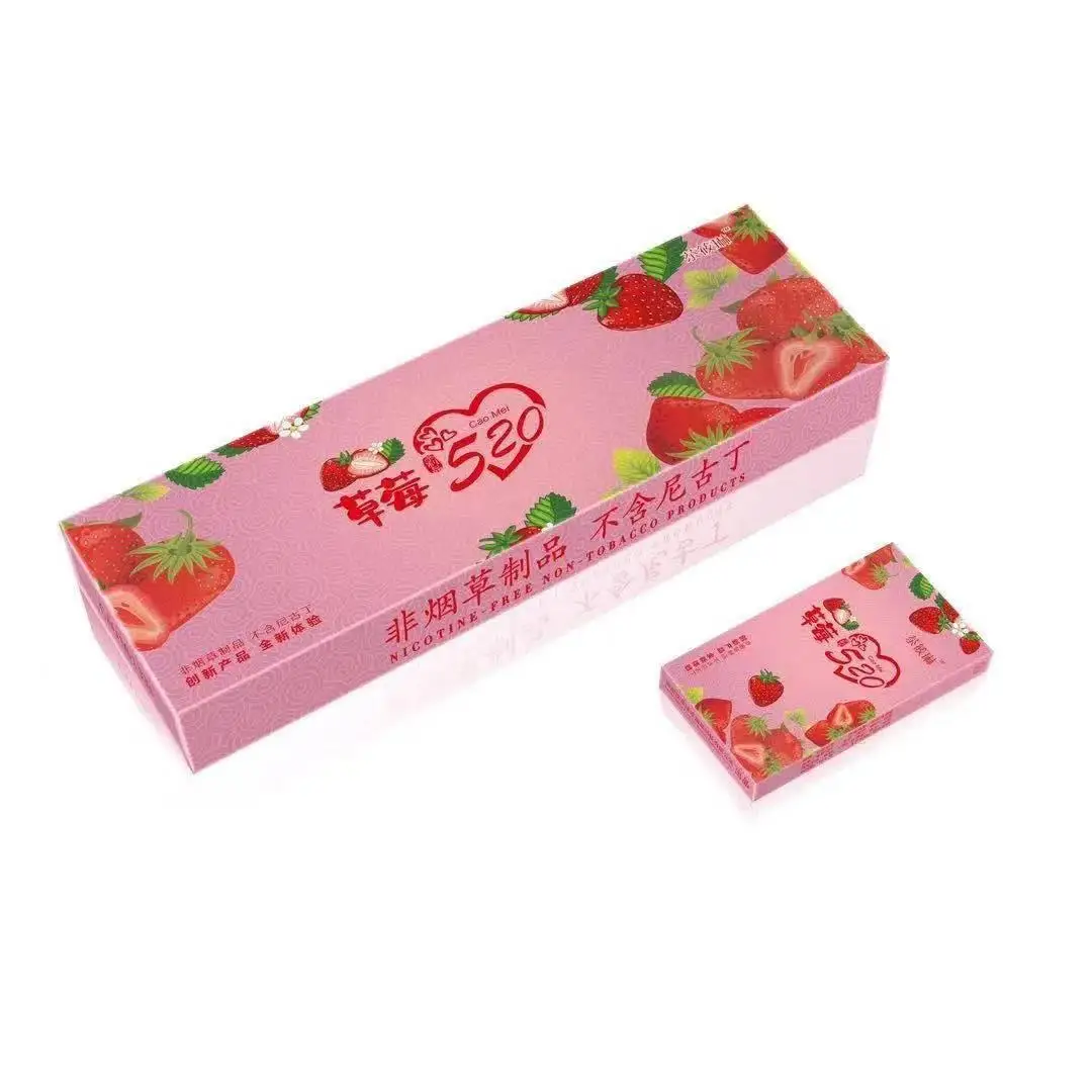 

520 Strawberry and Roseberry Tea Smoke No Nicotine Health Tea Cigarette