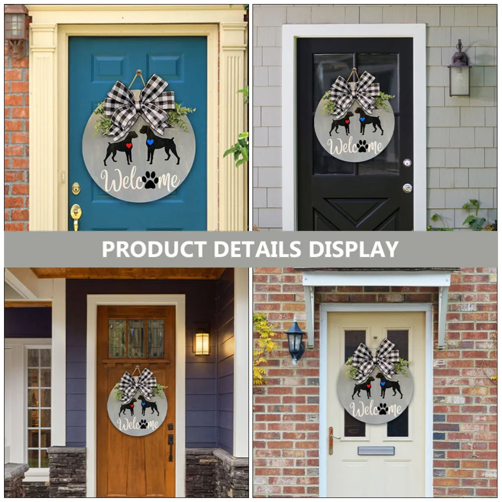 

1pc Welcome Pendant Home Door Welcome Board Decor Home Door Hanging Decor