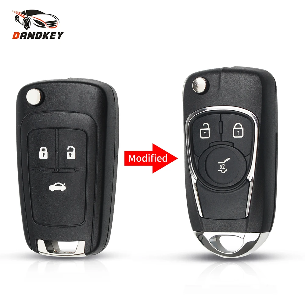Чехол-книжка для автомобильного ключа Chevrolet Cruze Buick VAUXHALL Opel Insignia Astra J Zafira C Mokka Dandkey