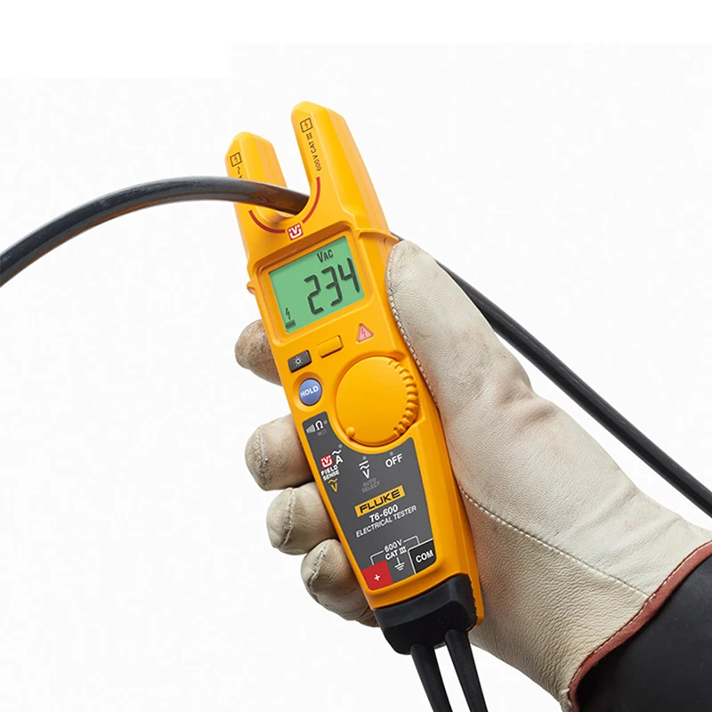Fluke T6 600 клещи непрерывность тока Электрический тестер Бесконтактное напряжение