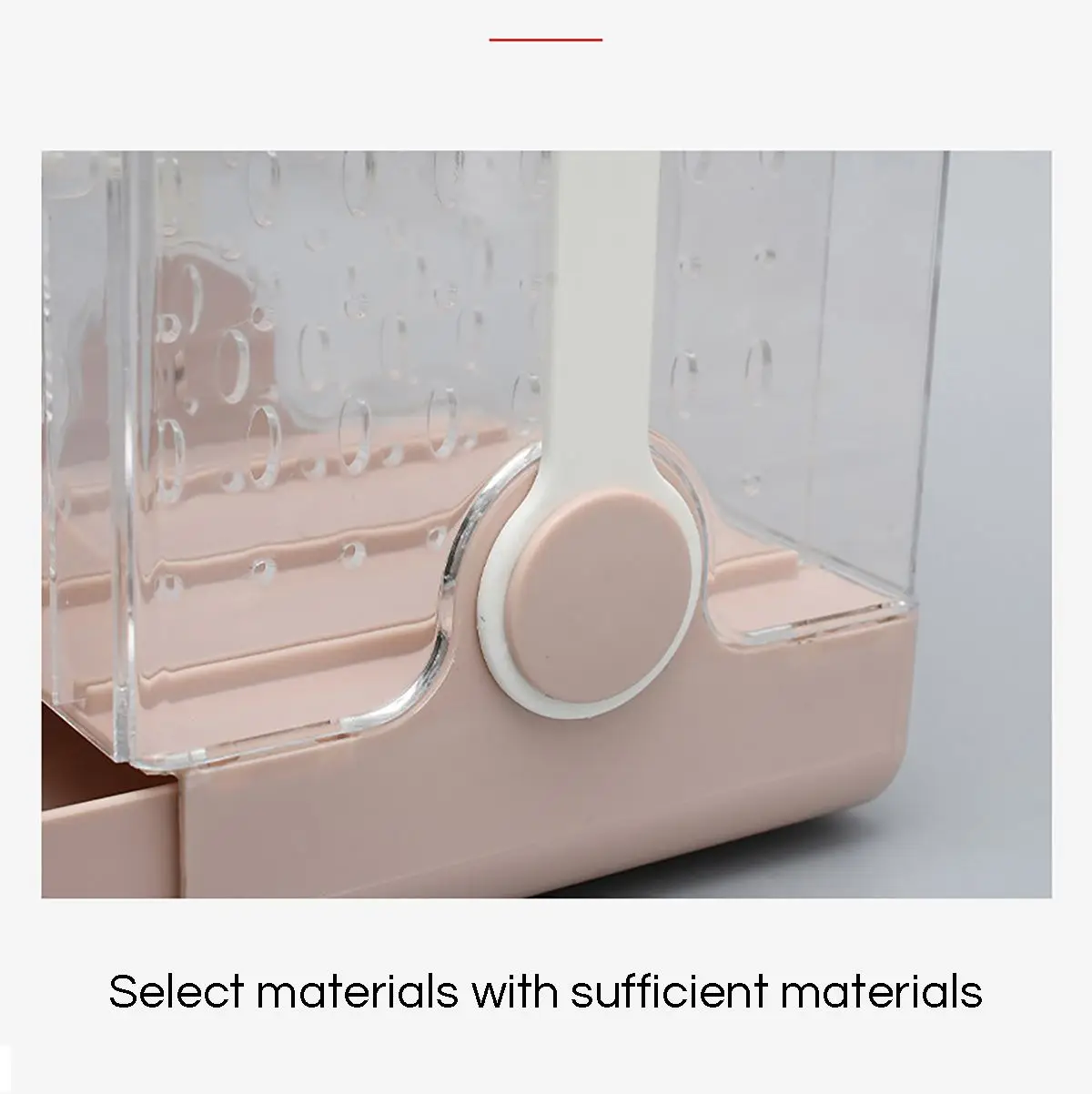 

Multifunctional Earrings Transparent Storage Box Home Jewelry Necklace Jewelry Dustproof Storage Rack Jewelry Display Rack