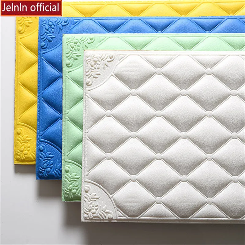 Самоклеющиеся 3D наклейки на стену ТВ фон обои гостиная спальня звукоизоляция