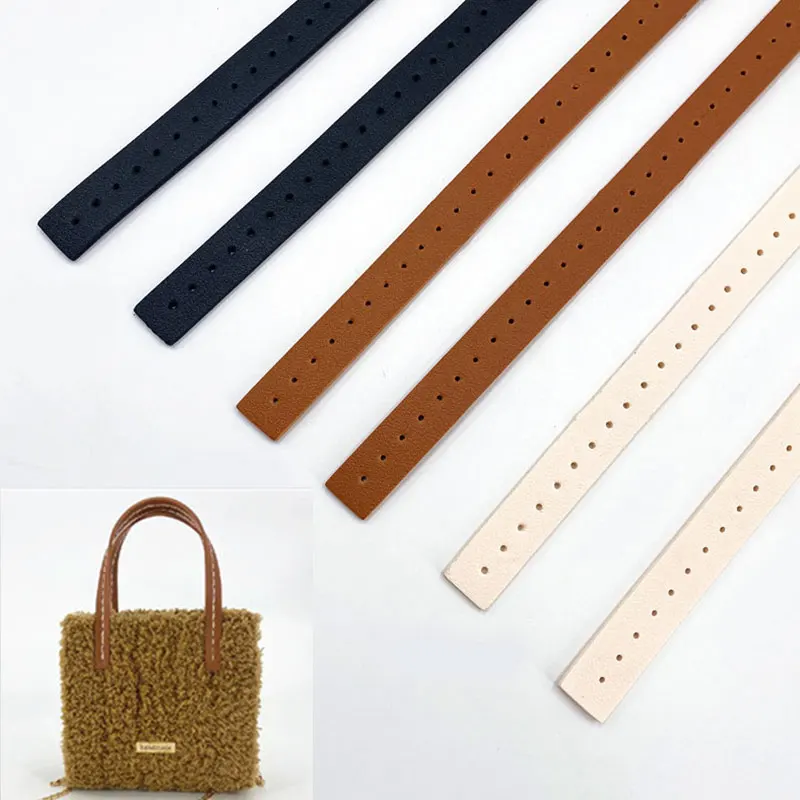 

1Pair Bag Belt Detachable PU Leather Handle Lady Shoulder Bag DIY Replacement Accessories Handbag Band Handle Strap Band