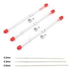 Аэрограф RIBO 0,20,30,5 мм, игольчатая насадка, сменная крышка, пистолет-распылитель, набор для очистки деталей, аксессуары, инструмент