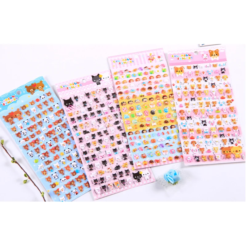 Милые декоративные 3D наклейки из пены с маленькими животными Канцтовары для