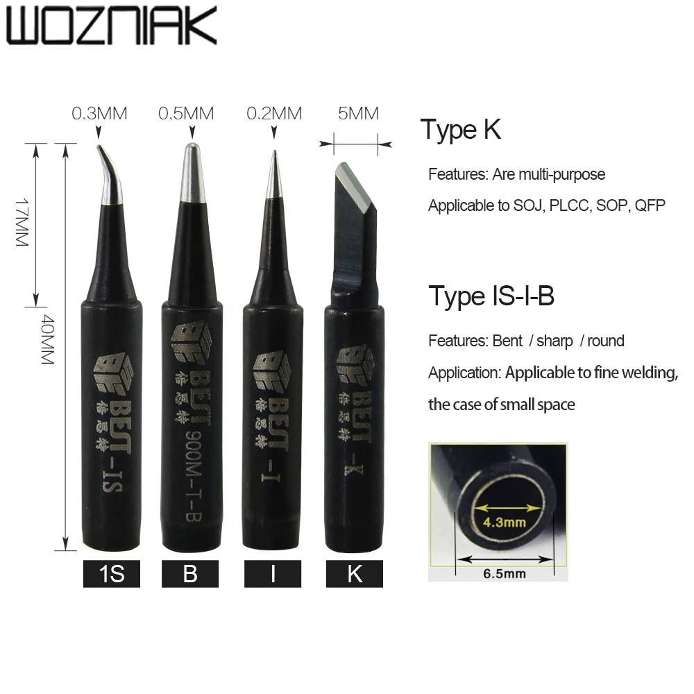 10 шт. 936 сварочная головка без свинца с заостренным горлышком/маленькое