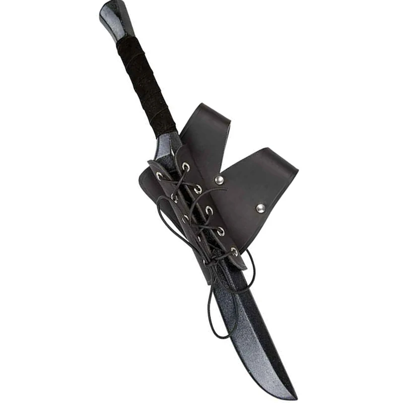 

Medieval Sword Sheath Scabbard Leather Rapier Frog Belt Holster Larp Weapon Holder Viking Pirate Knight Witch Costume Accessory
