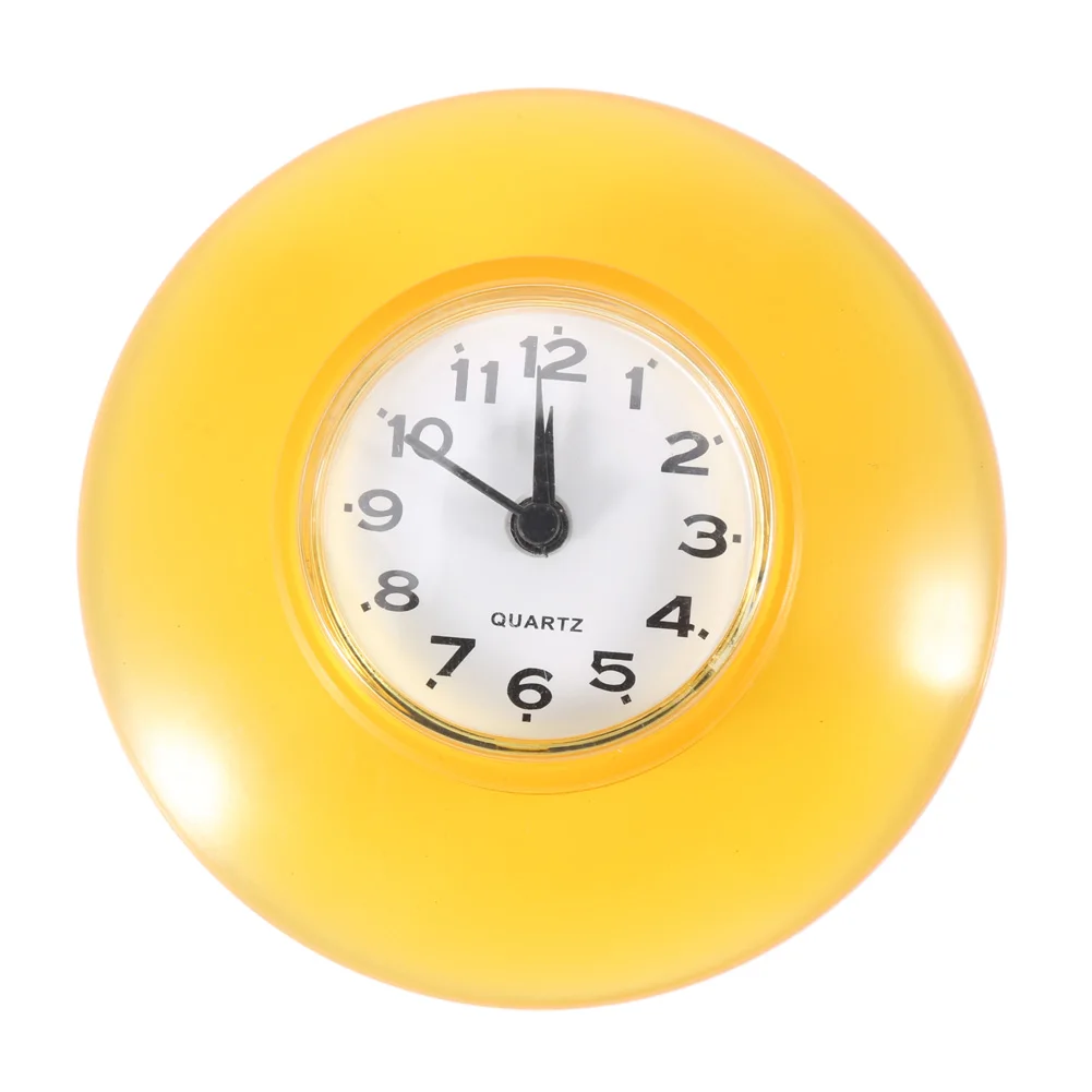 Настенные часы на присоске для ванной и кухни водонепроницаемые кварцевые душа