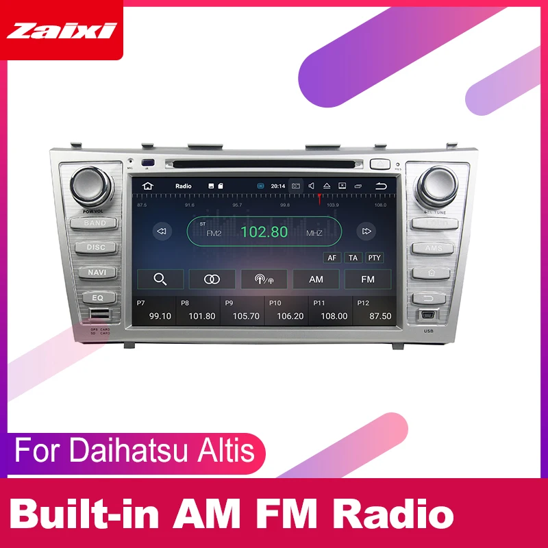 Для Daihatsu Altis 2006 2007 2008 2009 2010 2011 Автомобильная Мультимедийная система Android