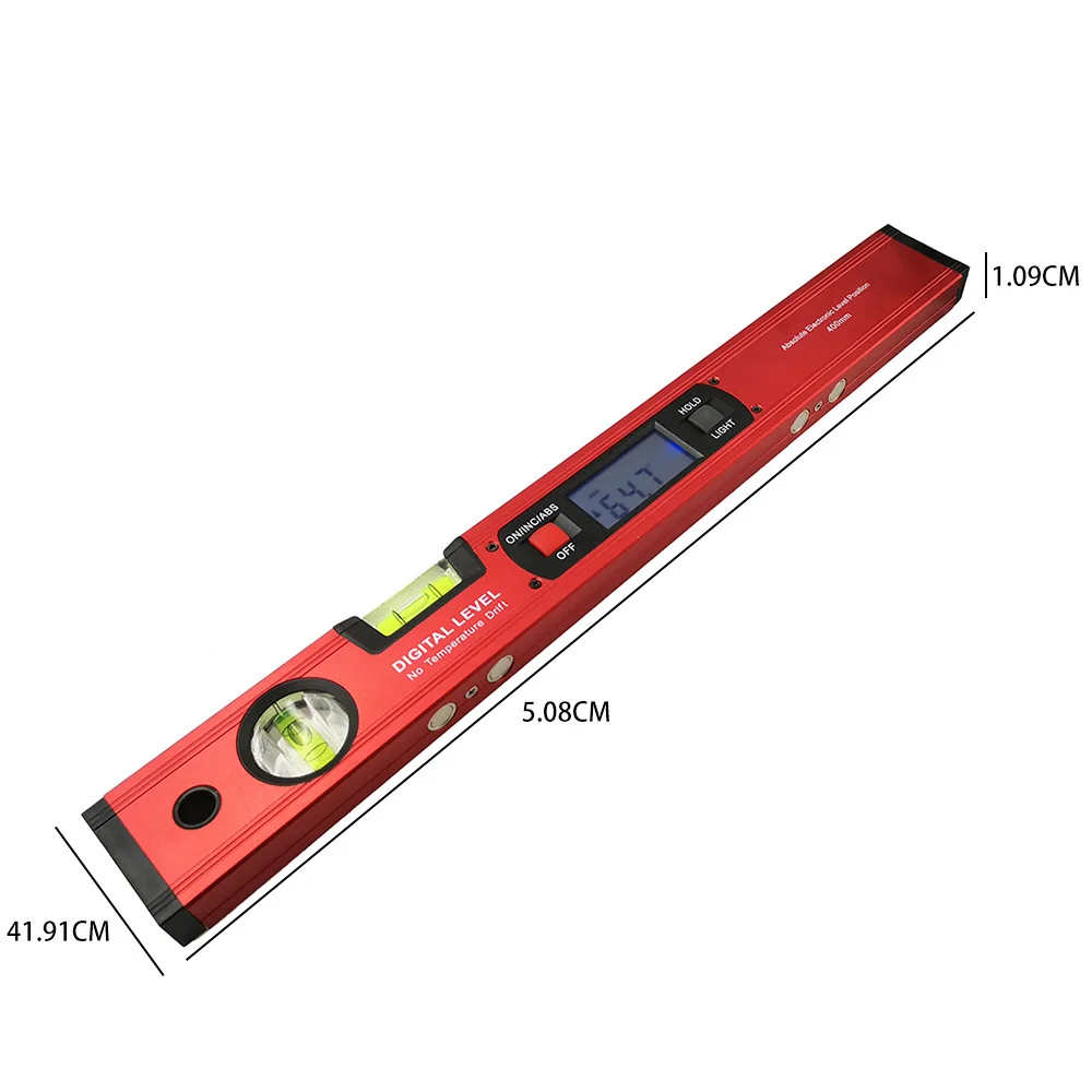 

Digital Protractor Angle Finder Inclinometer electronic Level 360 degree with/without Magnets Level angle slope test Ruler 400mm