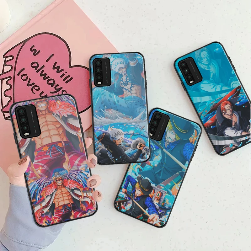 

Japan Anime One Pieces Luffy Zoro Phone Case For Xiaomi Redmi 9 9i 9AT 9T 9A 9C Note 9 9T 9S 9 Pro Max Soft TPU Cover Coque