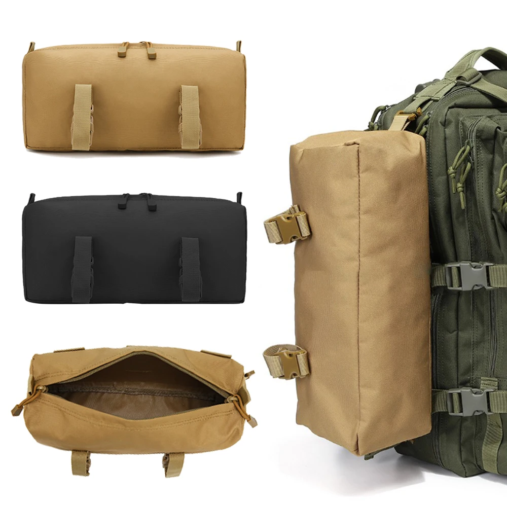 

Tactical Molle Utility Pouch Army Military Backpack Sling Bag Multi-Purpose Large Capacity Storage Pouch Shoulder Bag for Hiking