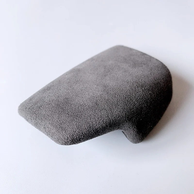 

Черная перфорированная кожа, Ручка рычага переключения передач, ручка переключения передач, чехол для Audi A4 B9 A5 Q7 Q5 2016 2017 2018 2019