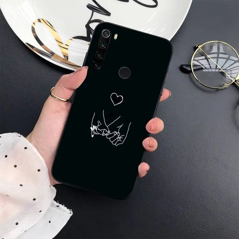 

love haert art simple line Phone Case For Xiaomi Redmi 7 8 9t a3pro shell 9se k20 mi8 max3 lite 9 note 9s 10 pro shell