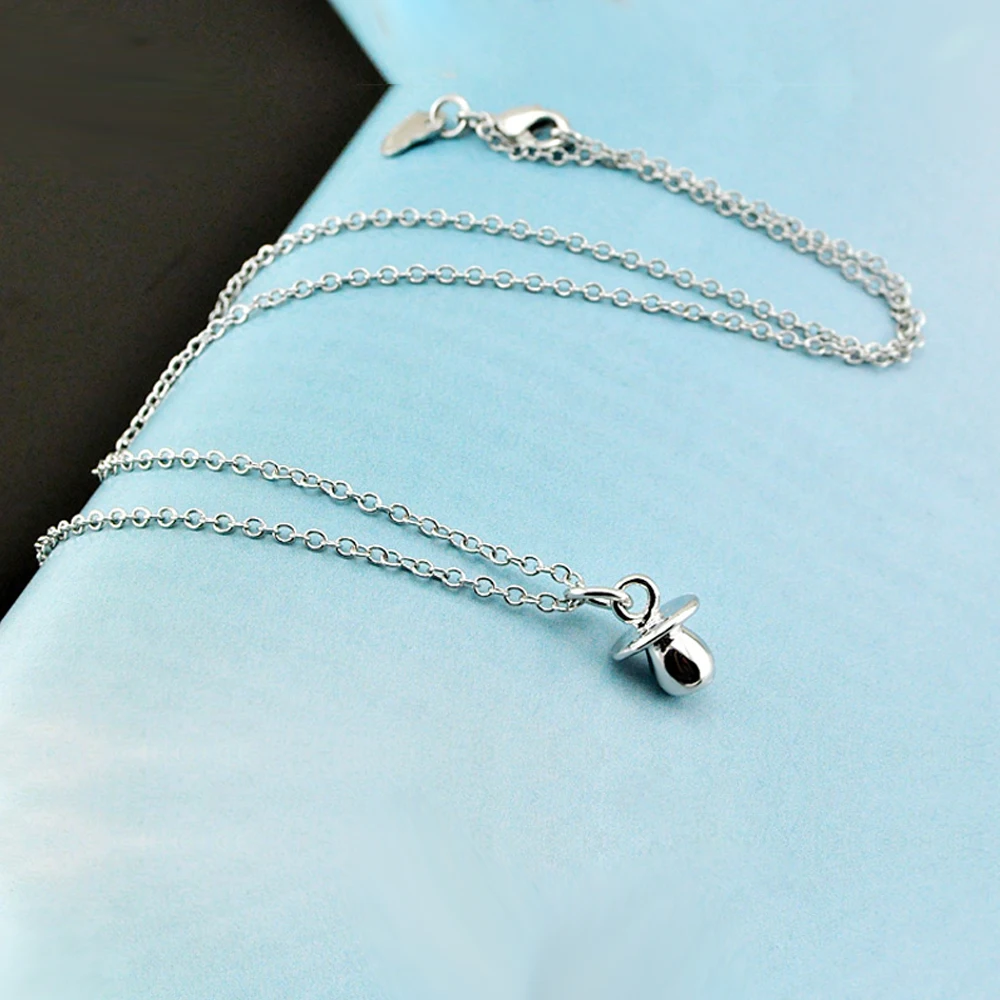 Оптовая продажа модное украшение ожерелье серебряного цвета с подвеской в виде