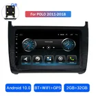 2 ГБ + 32 ГБ центральный мультимедийный стерео-плеер для VW POLO 2011 2012 2013 2014 2016 2017 2018 Android 10 автомобильный DVD мультимедийный навигатор