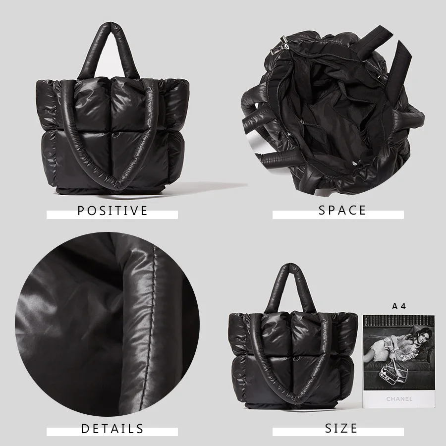 Сумка-тоут женская нейлоновая зимняя водонепроницаемая 2021 | Багаж и сумки