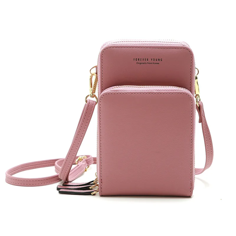 

1 PCS Fashion Universal PU Leather Phone Bag Shoulder Bag Mini Bag Wallet Outdoor Huawei Samsung iPhone Xiaomi Mobile Phone Bag