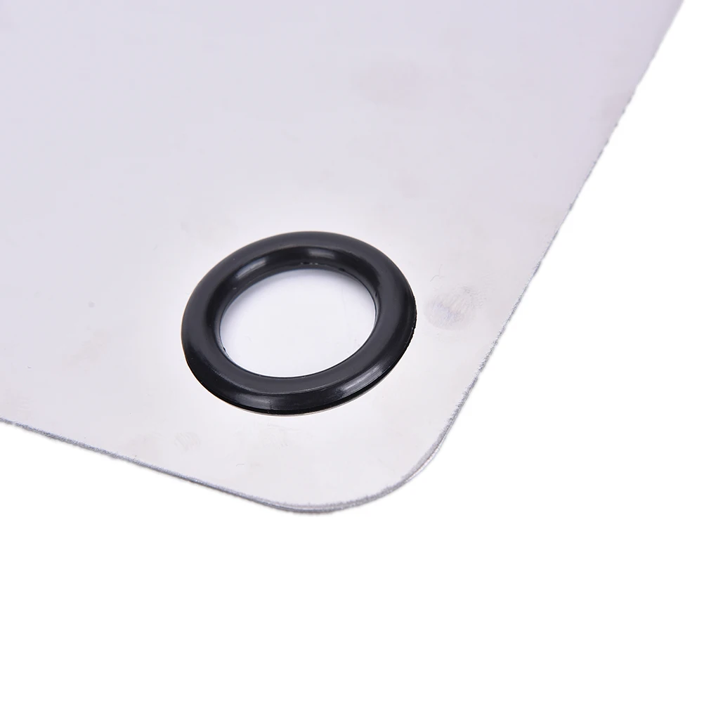 

Stainless Makeup Mixer Nail Art Polish Mixing Plate Foundation Eyeshadow Eye Shadow Mixing Palette with Spatula Rod Tool 15*10cm