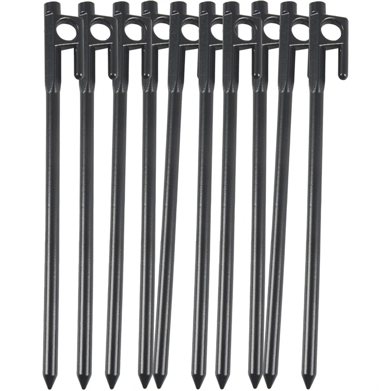 10 шт чугунные гвозди 20 см наружные Пешие прогулки для палатки нескладывающегося