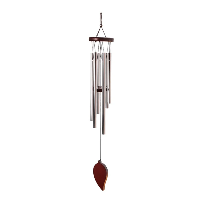 

Classic Solid Wood Aluminum Wind Chimes Koshi Angel Outdoor Tube Creative Metal Wind Chime Hanging Decoration