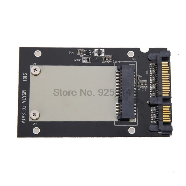 От dhl 100 шт 50 мм Маленькая плата mSATA SSD до 2 5 &quotSATA конвертер адаптер msata для