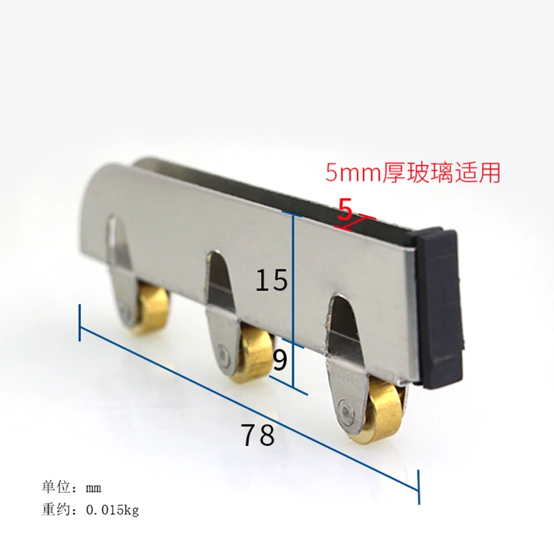 5 мм шкив для стеклянного шкафа три медных колесо детали оборудования защиты от