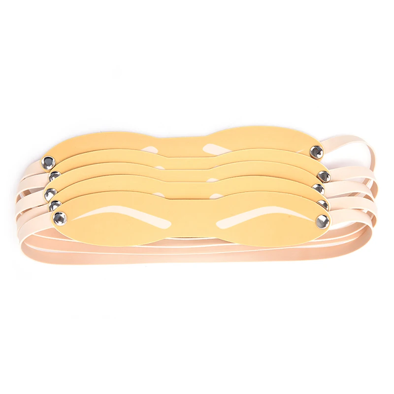 

1pcs/5pcs Tattoo Makeup Rubber Fake Eyebrow Straps Practice Skin Latex Band Headbands Permanent Learning Training Beginners Tool
