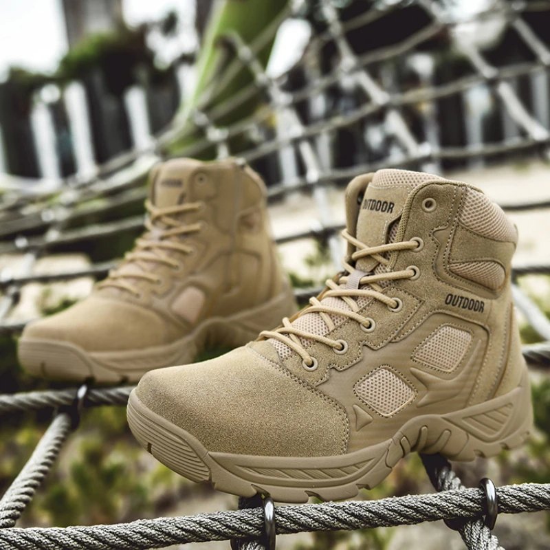 

High Quality Men Hiking Shoes Outdoor Trail Men Sport Trekking Mountain Boots Sneaker Waterproof Climbing Athletic Shoes