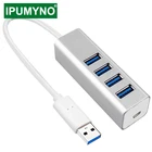 Высокоскоростной 4 порта USB 3,0 C концентратор Мульти USB 3,1 OTG разветвитель адаптер для Macbook Pro Air ноутбука настольного компьютера аксессуары для ПК