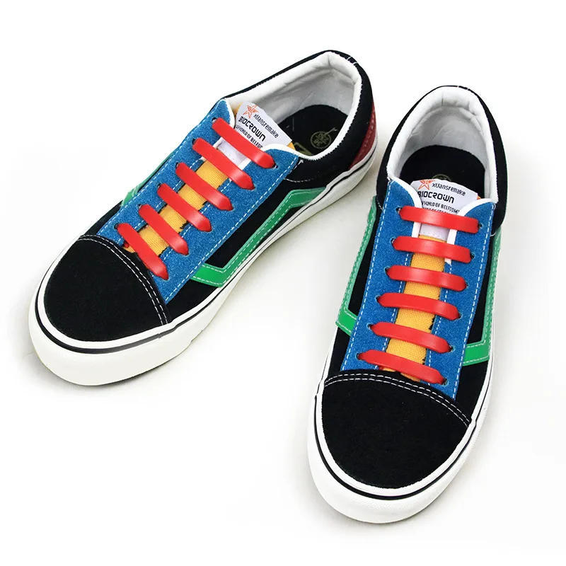 

12 pcs silicone shoelaces Elastic shoelaces shoelaces for sneakers shoelaces no tie