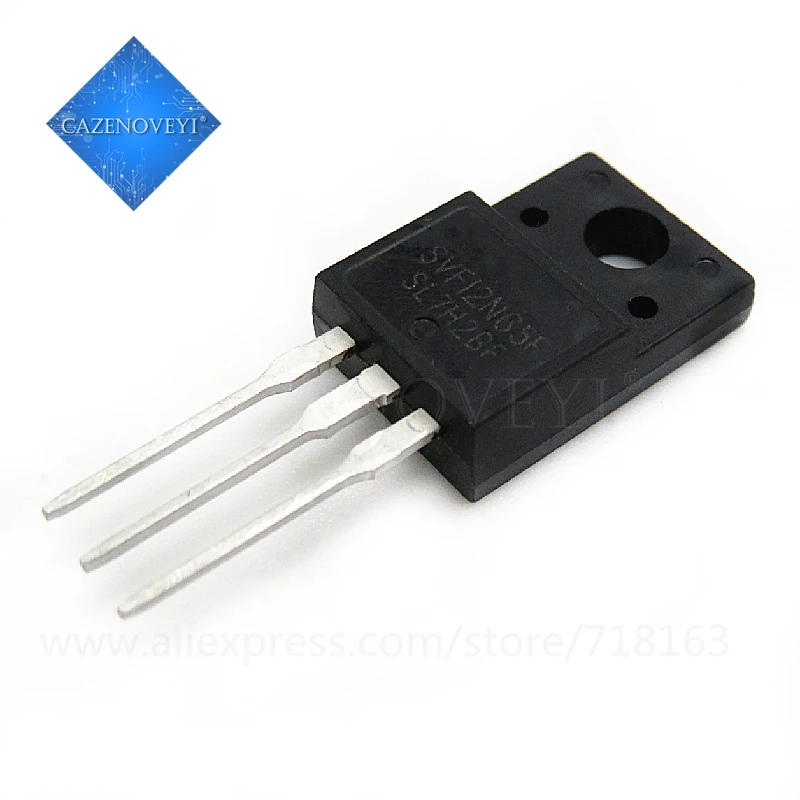 5pcs/lot SVF12N65F SVF12N65 12N65 12A 650V TO-220F In Stock | Электронные компоненты и принадлежности