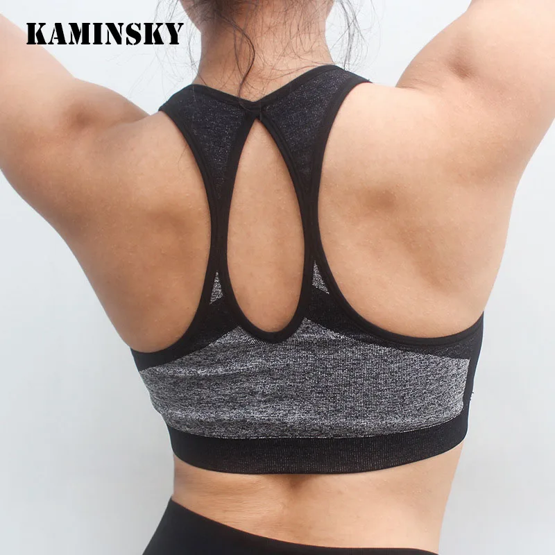 Kaminsky модный сексуальный женский 4 вида цветов топ для бега спортивный