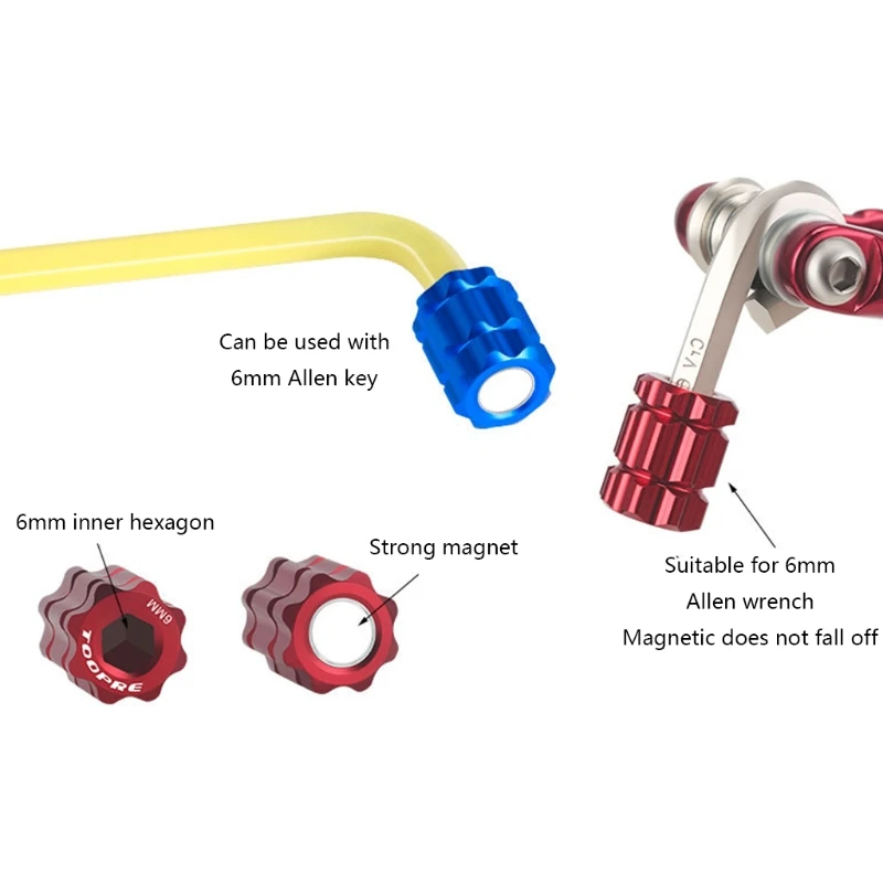 

Bicycle Crank Installation Tool Aluminum Alloy Hollow Plum Blossom Crank Cover Remover Disassembly Wrench