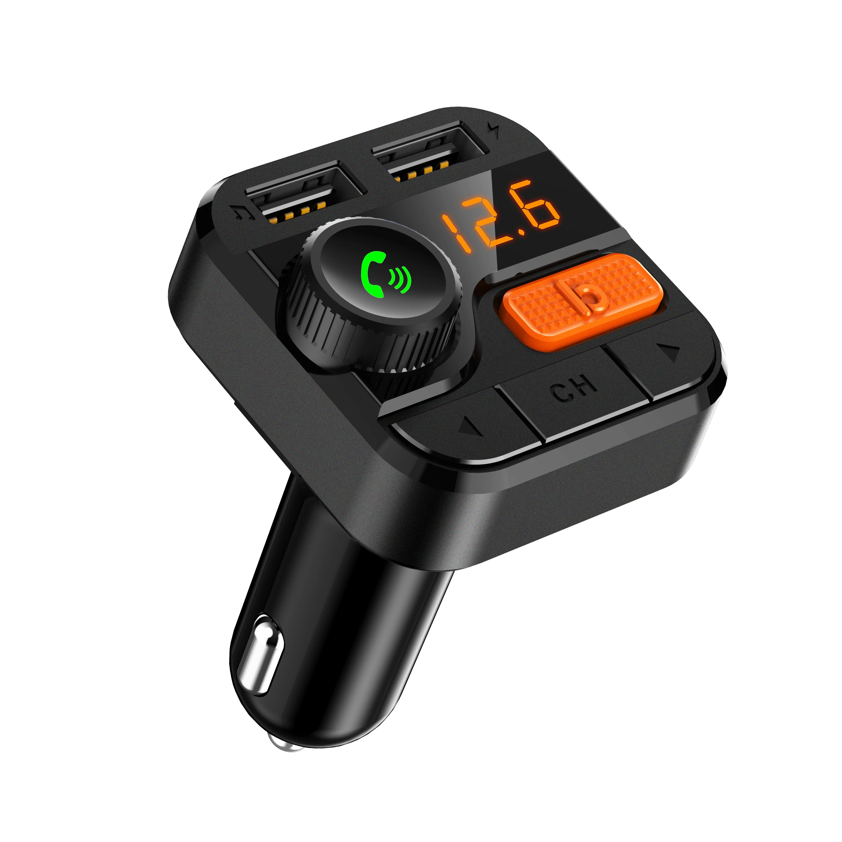 BT82D Bluetooth V5.0 автомобильный комплект MP3-плеер fm-радио Bluetooth Handsfree автомобильный комплект беспроводной fm-передатчик модулятор с USB зарядкой
