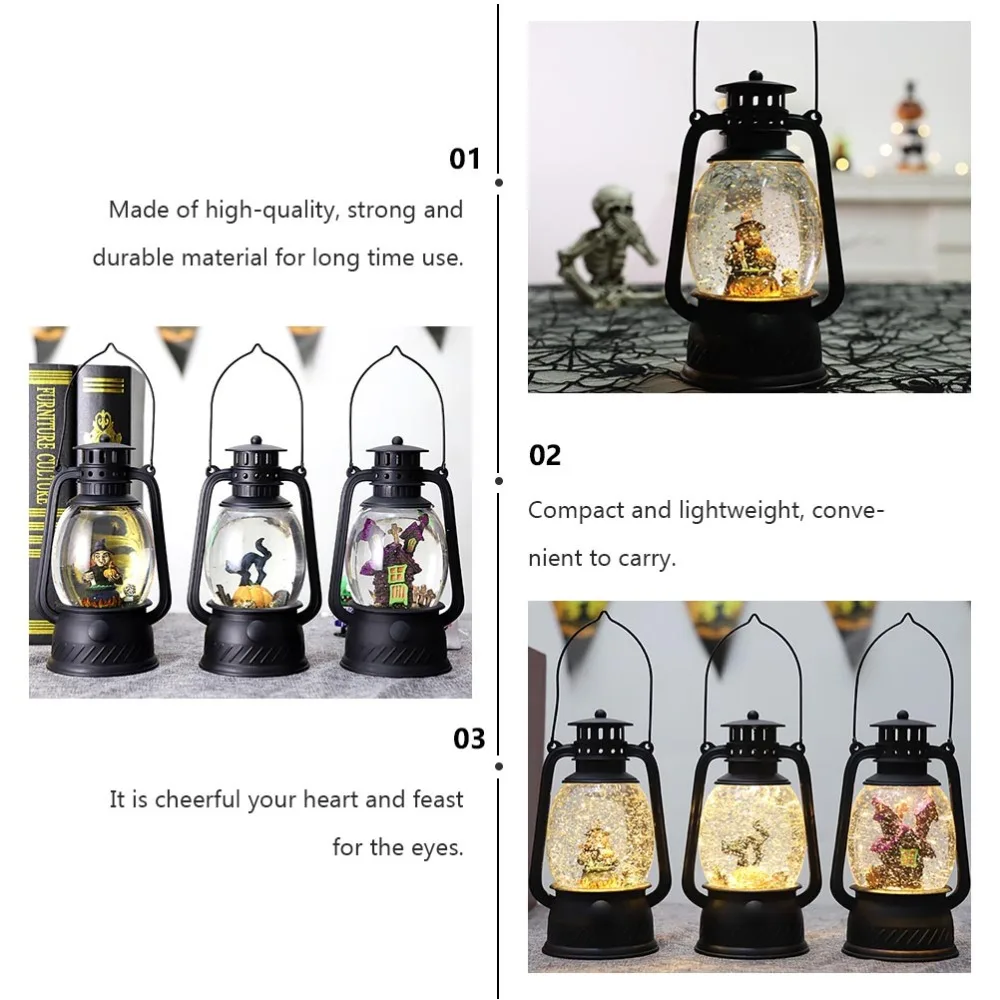 1 шт. украшение для Хэллоуина ночник хрустальная лампа кемпинга декоративная