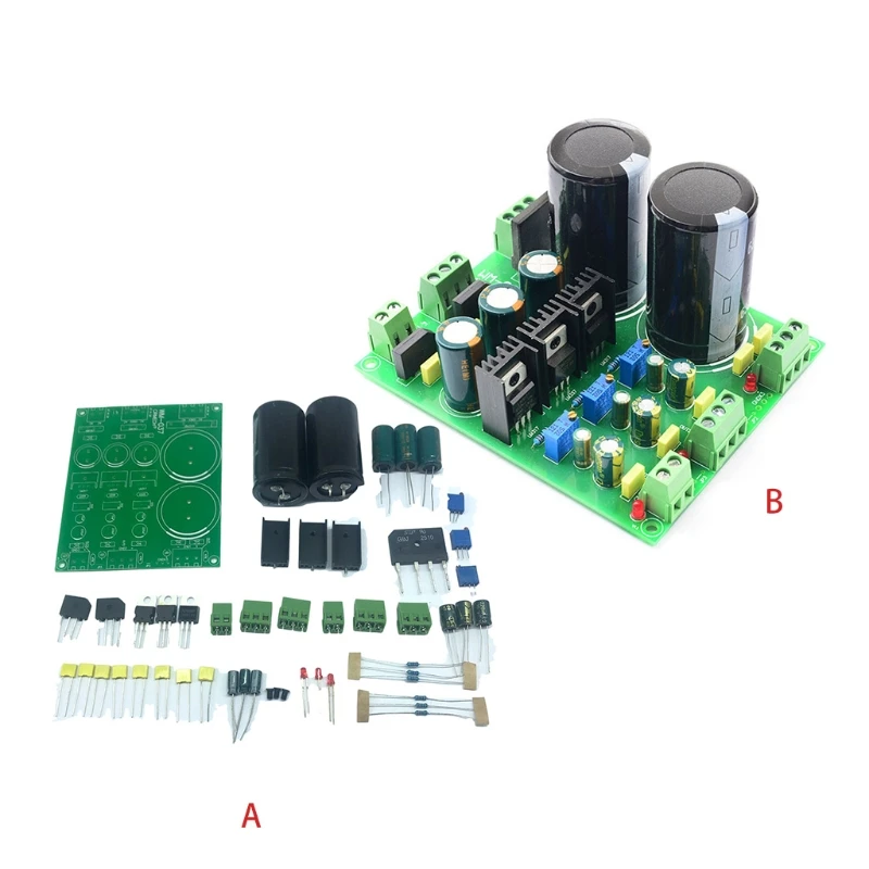 

Rectifier Filter Power Board LM317 LM337 Multi-channel Adjustable Rectifier Regulator Filter Power Module For Amplifiers