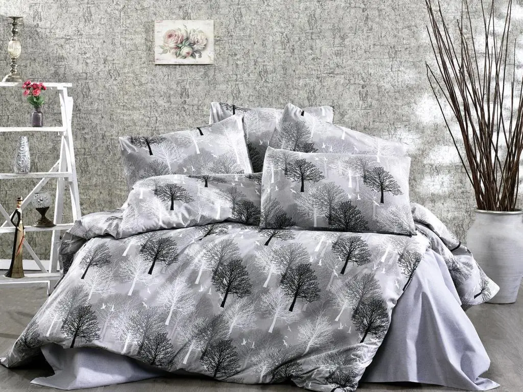 

Dower Land Of Sycamore Double Personality Duvet Cover Set Gray