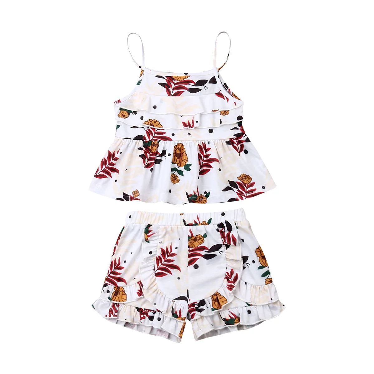 Прямая поставка Новинка модная Милая одежда для маленьких девочек из 3 предметов