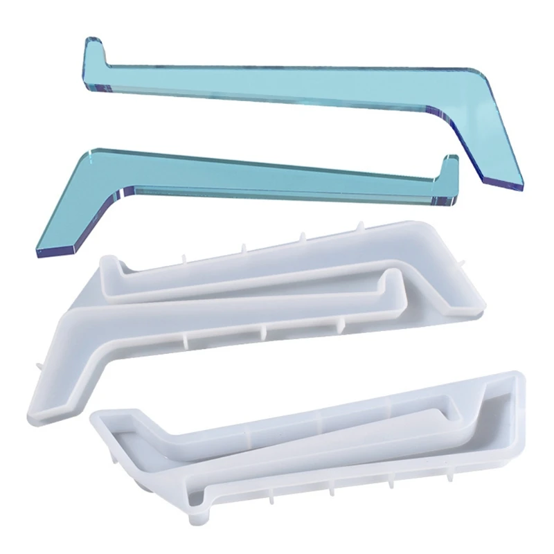 

J60E Laptop Stand Epoxy Resin Mold Notebook Computer Bracket Silicone Mould DIY Crafts Casting Tools