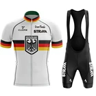Летняя велосипедная одежда STRAVA, удобный костюм для гоночного велосипеда, Быстросохнущий комплект из Джерси для горного велосипеда, одежда для велоспорта